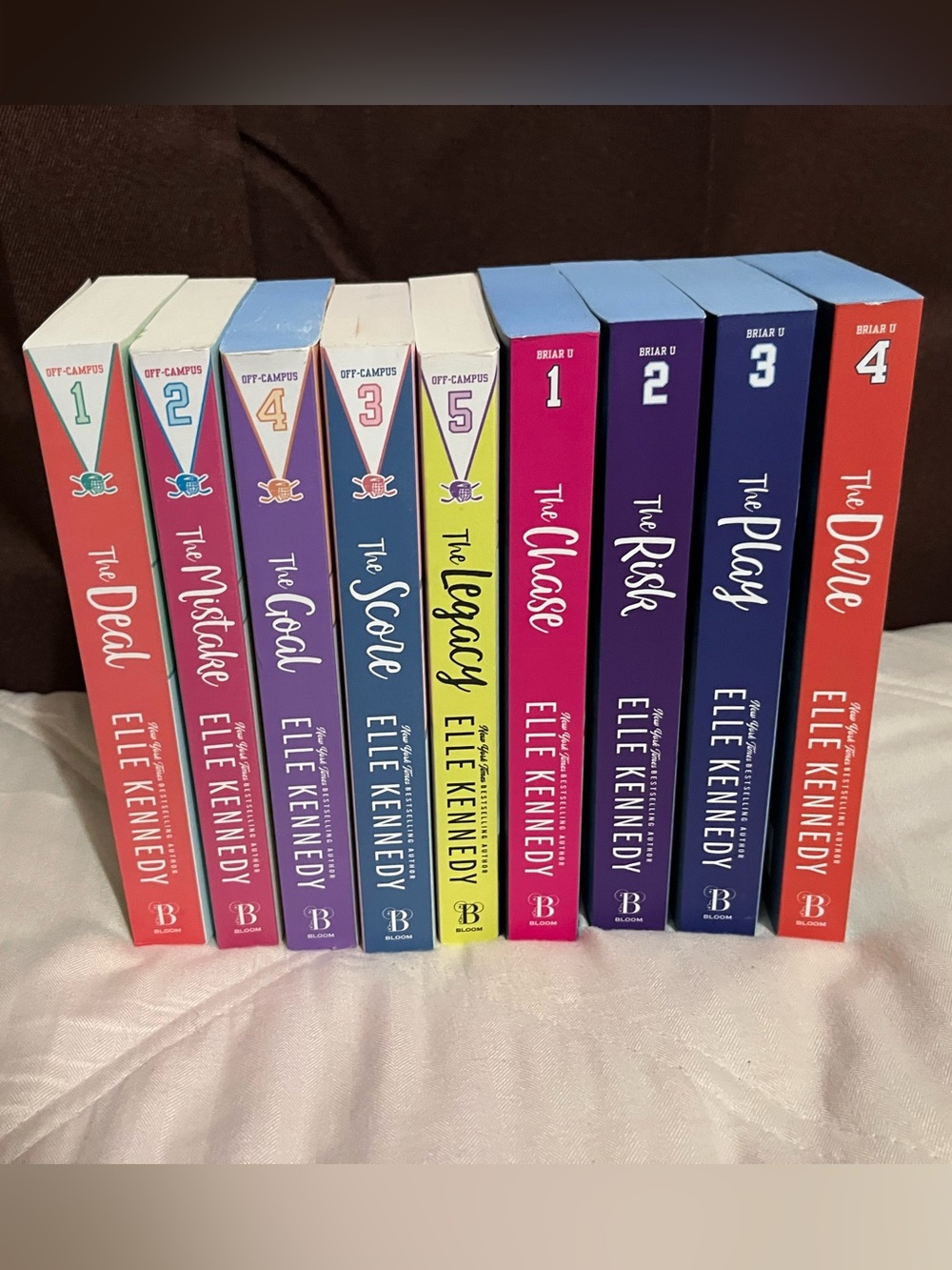 Colorful Book Spine Organizer Set - Multicolor Home Storage